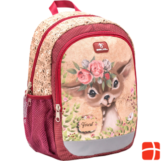 Belmil KIDDY PLUS Kindergarten Backpack Animal Forest Bambi