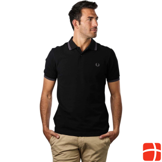 Fred Perry Fred Perry Twin Tipped Polo Shirt black-gunmetal