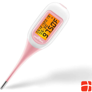 Premom Easy@Home Smart Basal Thermometer, Bluetooth Paired with Premom App (Pink)