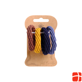 Body Mind Soul Hair tie yoga curry/blue 4 pieces