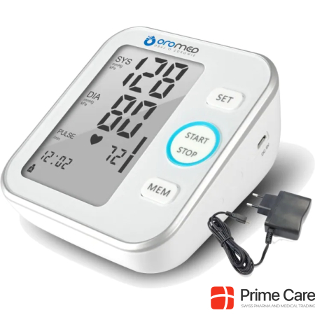 Hi-tech medical ORO-N6 BASIC+ZAS Blood Pressure Monitor Upper Arm Automatic