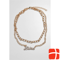 Urban Classics Diamond Zodiac Golden Necklace - 17138