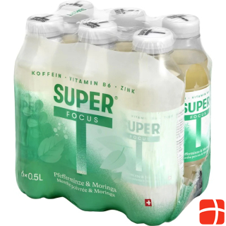 Super T Focus Peppermint & Moringa (6x50cl)