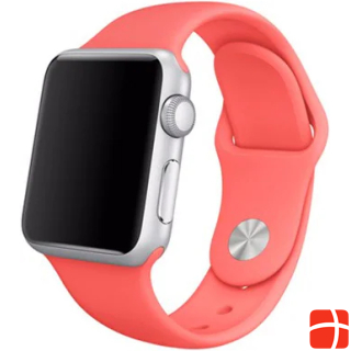 Hermex Apple Watch 44mm / 42mm Silicone Strap M/L PINK Pink