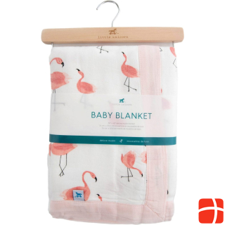 little unicorn Deluxe Muslin Baby Blanket - Pink Ladies