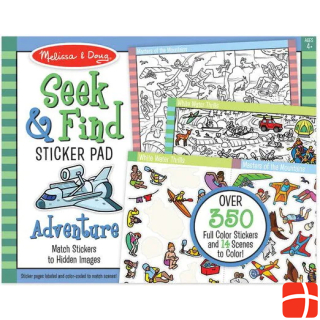 Melissa & Doug Seek & Find Sticker Pad Adventure