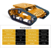 XiaoR Geek Smart Robot Car Tank, DIY, Gold