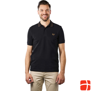 Fred Perry Fred Perry Medal Stripe Polo Shirt black