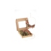 Anjel Dried flowers with cardboard box and ring Pink/Salmon