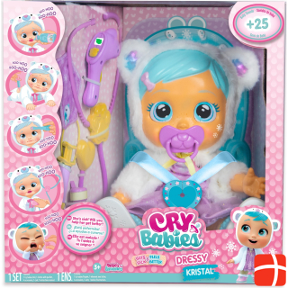 IMC Toys Cry Babies Dressy Kristal Malatina
