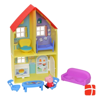 Peppa Pig Peppa's Adventures Peppa's House playset, preschool toys, includes Peppa Wutz figure and 6