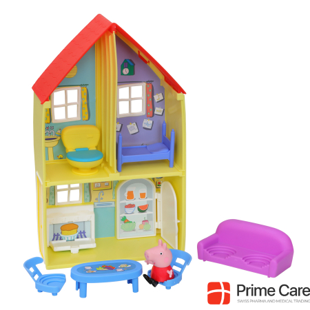 Peppa Pig Peppa's Adventures Peppa's House playset, preschool toys, includes Peppa Wutz figure and 6