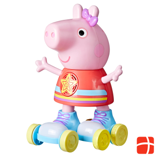 Peppa Pig Roller skating fun with Peppa, roller skating doll (28 cm), with lights, speech and music