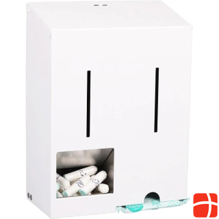 Hygolet Tampon / sanitary napkin dispenser stainless steel white
