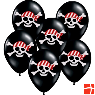  Latex balloons - Pirates 30 cm (6 pcs)