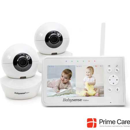 Babysense Europe Video baby monitor with two cameras