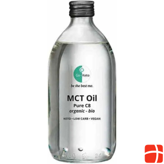 Go-Keto Bio MCT-Öl Keto reine Kokosnuss C8 Go-Keto 500ml