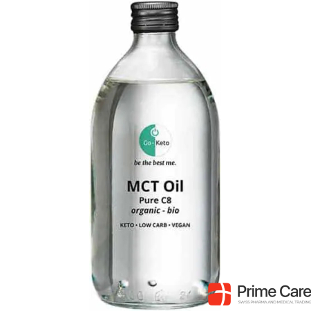 Go-Keto Organic MCT oil Keto pure coconut C8 Go-Keto 500ml