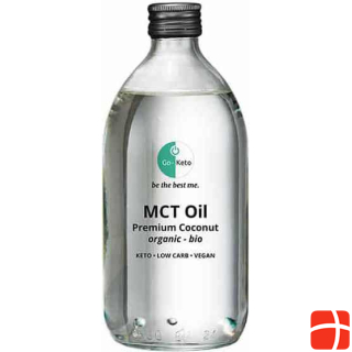 Go-Keto Organic MCT Oil Keto Premium Coconut C8/C10 Go-Keto 500ml