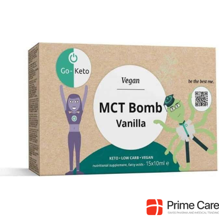 Go-Keto MCT Bomb Vanilla Go-Keto 15 x 10ml