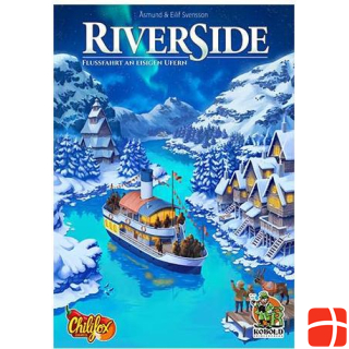 1027707 - Riverside: Flussfahrt an eisigen Ufern - Würfelspiel für 1 - 4 Spieler, ab 10 Jahren