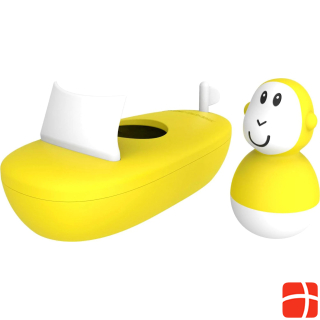 Игрушки для ванной Matchstick Monkey BATHTIME, 2 шт, желтый цвет, с 12 месяцев, MM-B-BSG-006