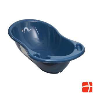 Tega Baby bathtub with stopper METEO, 86 cm, Blue, ME-004