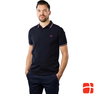 Fred Perry Fred Perry Twin Tipped Polo Shirt navy-ecru-tawny port