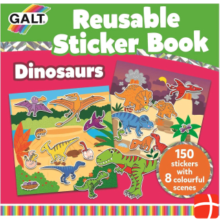 Tinka Magic Galt - Reusable Sticker Book - Dinosaurs (55-1005101)