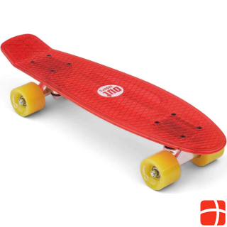 ET Toys Outsiders - Transparent Retro Skateboard Red
