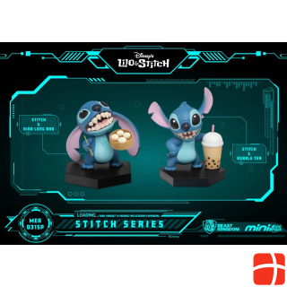 Beast Kingdom Lilo & Stitch Mini Egg Attack Figures 2-Pack Stitch Series Asian Cuisine 8 cm