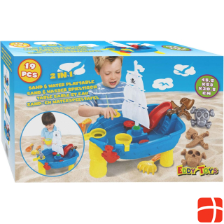  Sand and water table pirate boat, 19 pcs.
