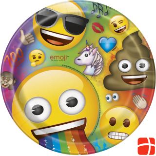  Plate Emoji, 8pcs.