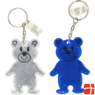  Reflective keychain bear
