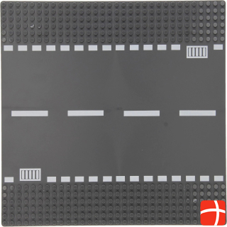  Building Plate Straight Road Gray