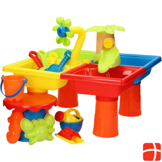  Sand and water table, 4 containers