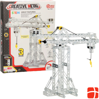  Construction set metal crane, 273 pcs.