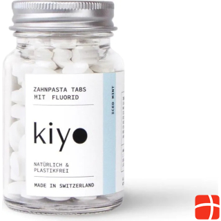 Kiyo Natural Tooth Cleaning Tablets With Fluoride 60 g124 pieces