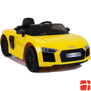Lean Toys Single electric car for children Big Audi R8 JJ2198, yellow