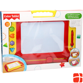  Magnetic drawing board XL - Yellow / Red