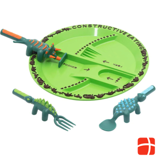 Constructive Eating Dinosaur Cutlery & Plate Set