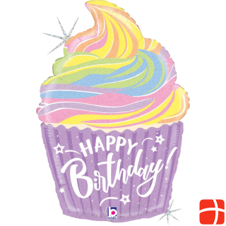 Grabo Balloons Alu balloon - Cupcake Happy Birthday (69cm)