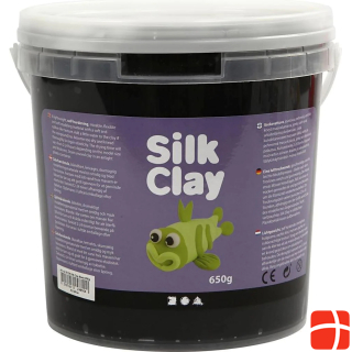 Creativ Company Modeling clay Silk Clay 650 g,Black