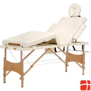 Body Fit table, 4-piece massage bed beige (642)