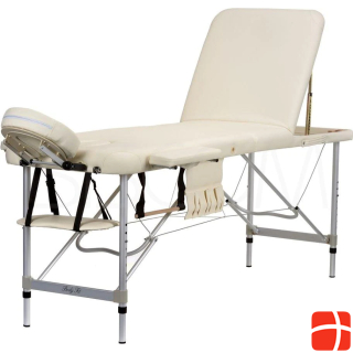 Body Fit 3-piece, beige, aluminum massage bed