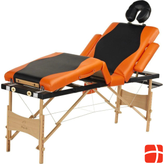 Body Fit massage bed 4 parts two colors black - orange (1045)