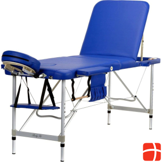Body Fit table, 3-piece aluminum massage bed blue (598)