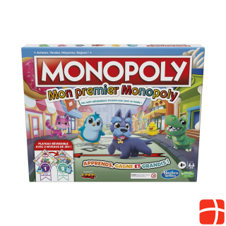Monopoly Discover, board game for children from 4 years, double-sided game board, playful learn...