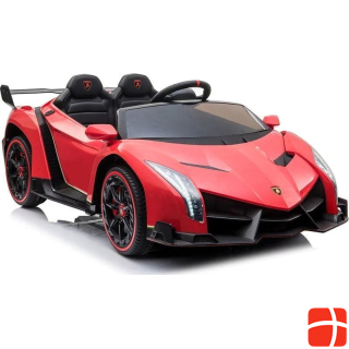 Lean Toys Double electric car for children Lamborghini Veneno, red