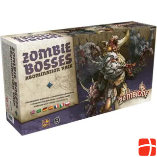 Cmon CMND1230 - Zombicide: Black Plague - Zombie Bosses, for 1-6 players (DE expansion)